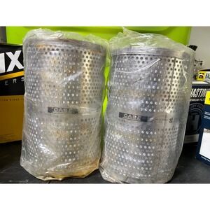 Case Oil Filter Element Heavy Duty 2 Pack Silver New 167726 OEM USA Made